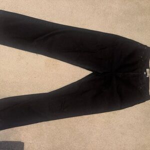 Abercrombie & Fitch Women’s Curve LoveBlack Straight-Leg Jeans, Only Worn Once.